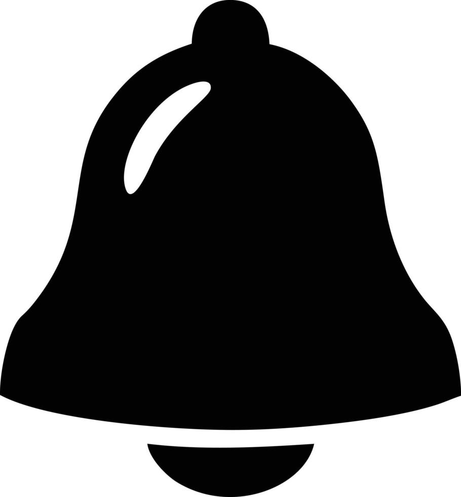 Bell notification icon symbol vector image. Illustration of the alarm alert symbol in EPS 10