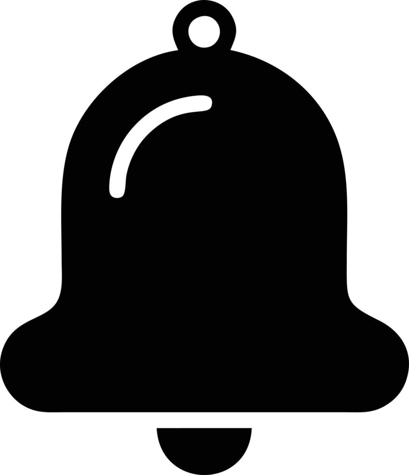 Bell notification icon symbol vector image. Illustration of the alarm alert symbol in EPS 10