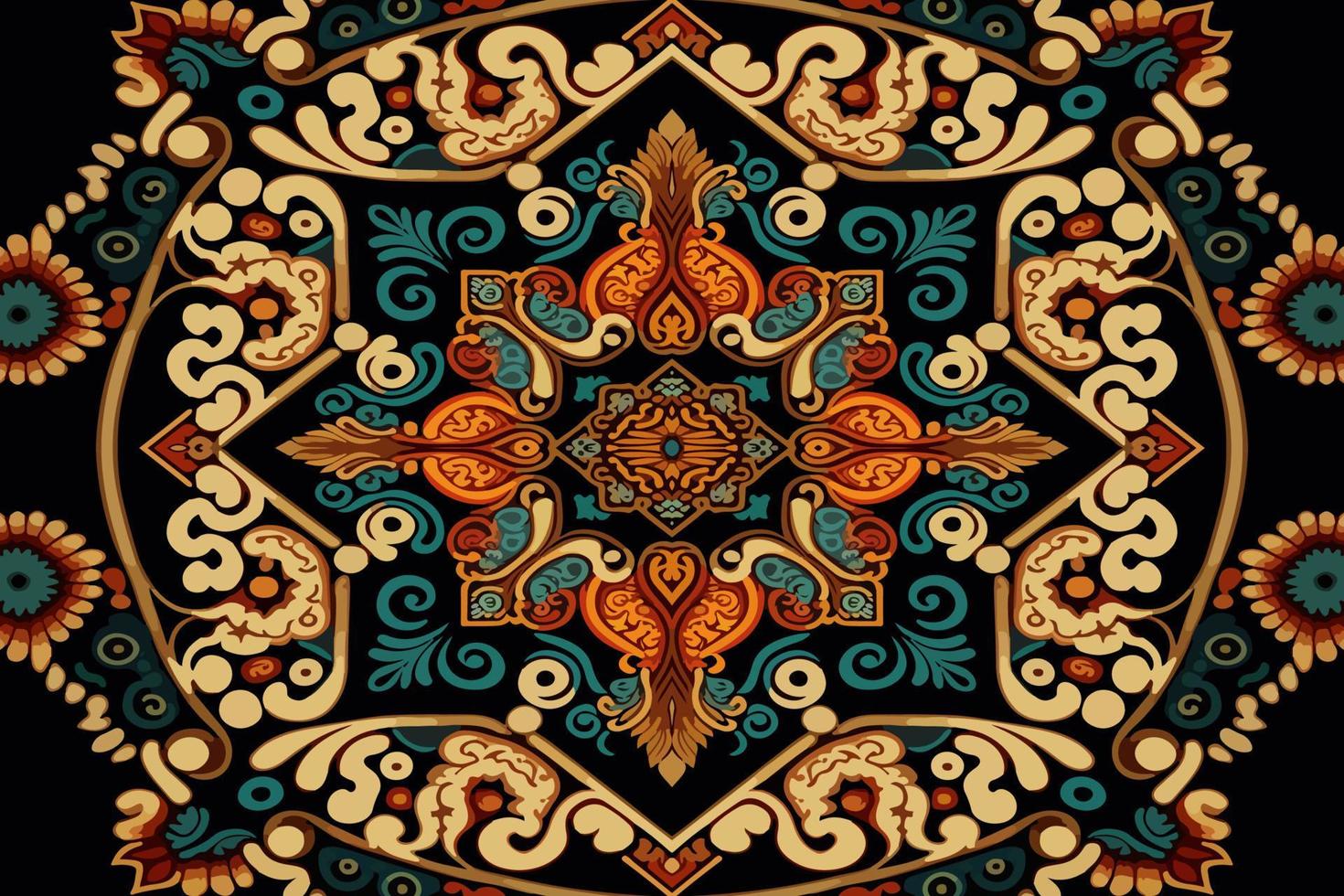 étnico ornamental sin costura modelo. resumen tradicional gente antiguo tribal gráfico línea. textura textil tela étnico patrones vector ilustración. florido elegante lujo Clásico retro estilo.