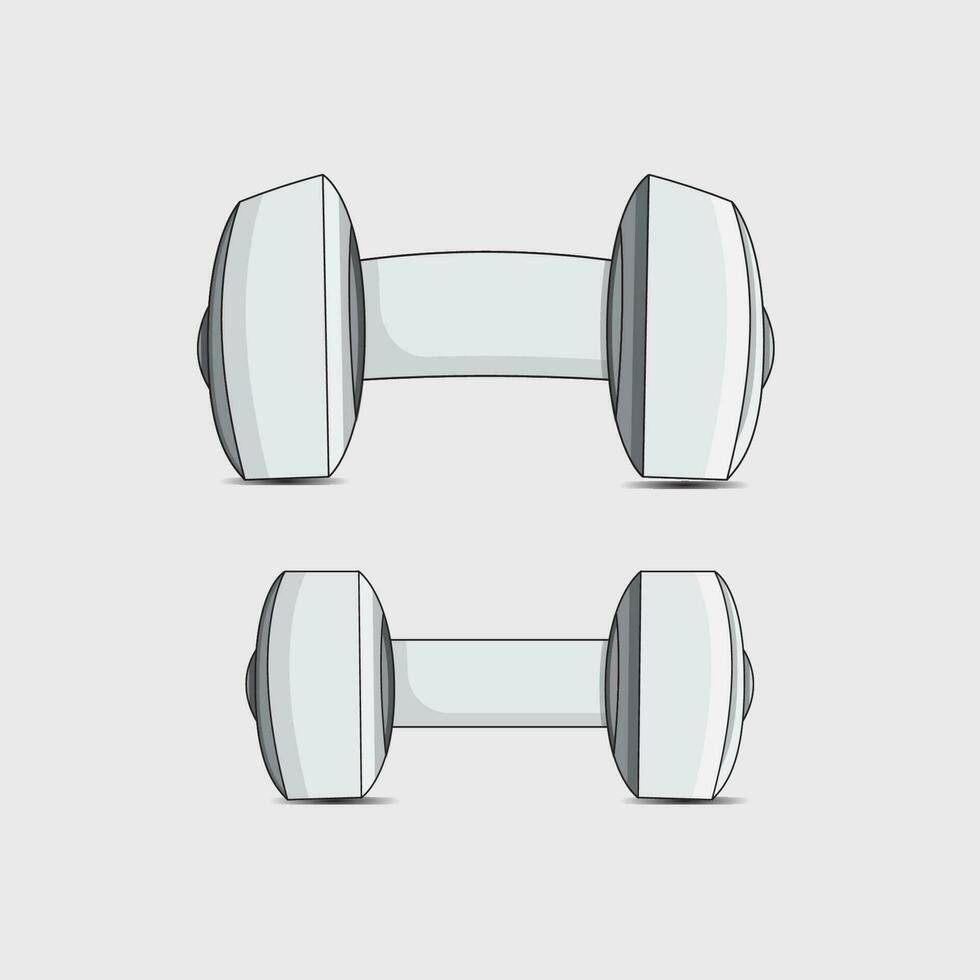 barbell illustration vector design for sport