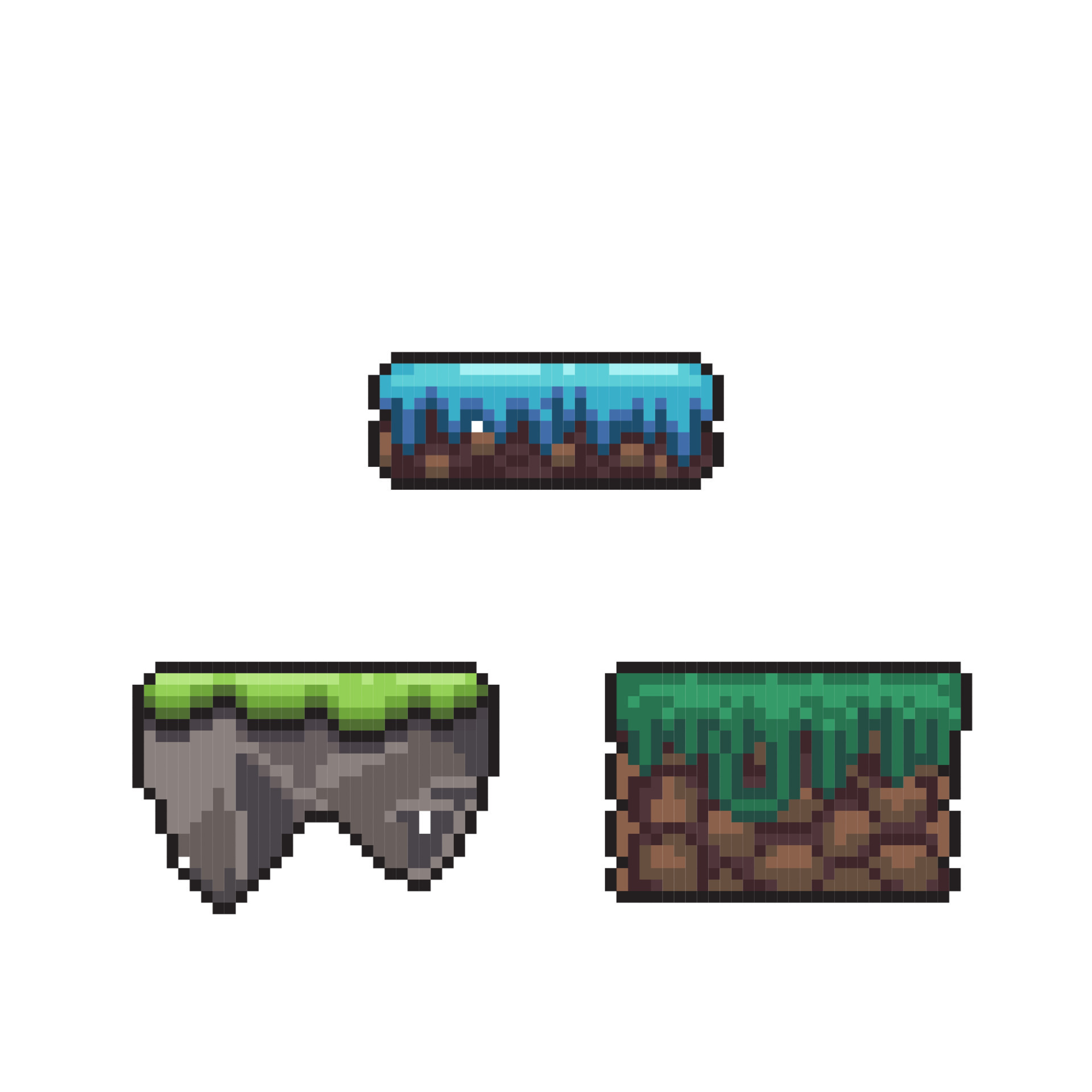 land set with different field in pixel art style 22151826 Vector Art at