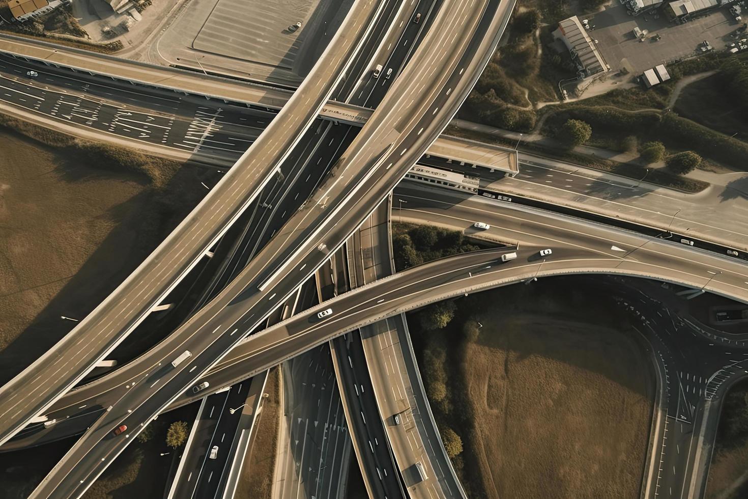 autopista unión desde aéreo ver foto