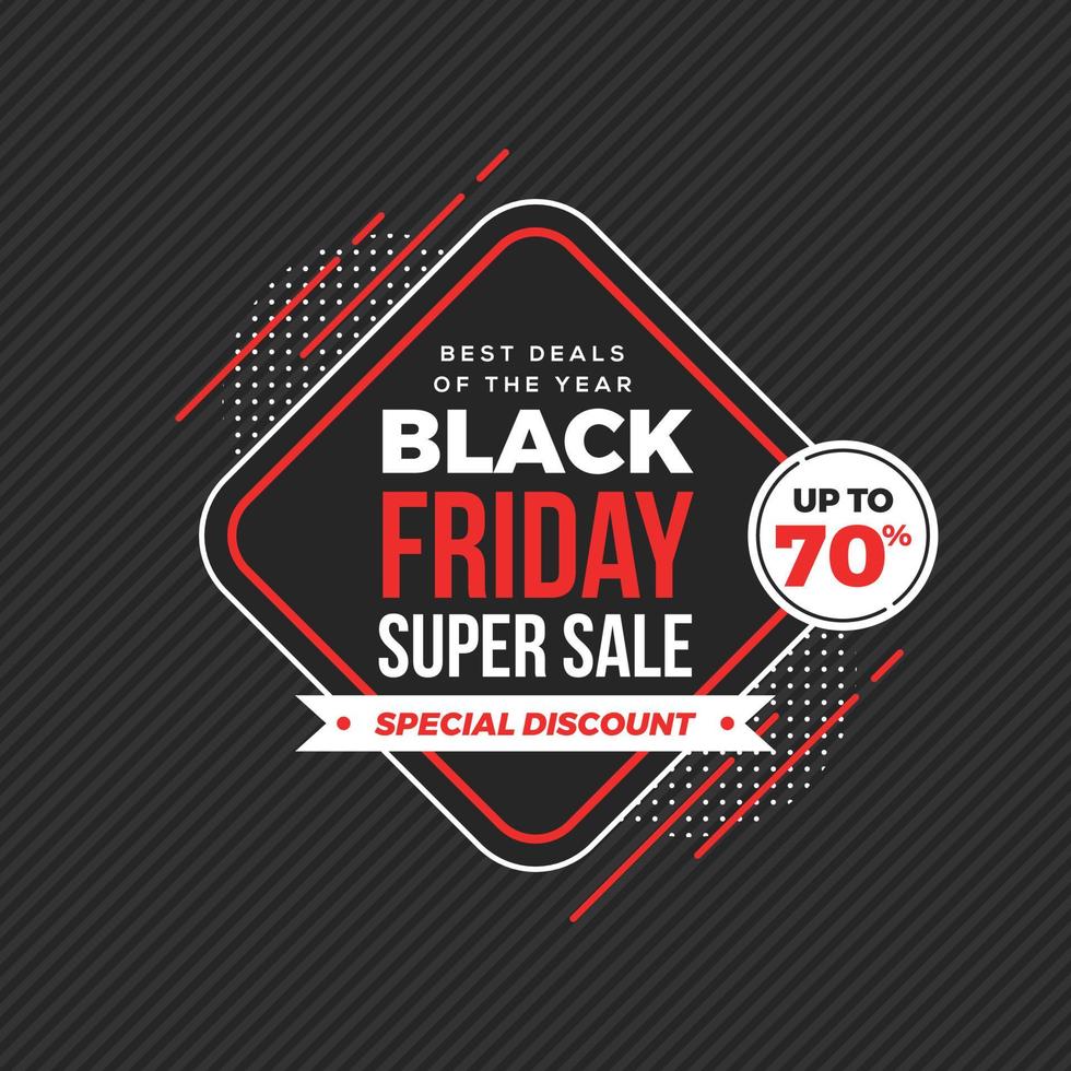 Black Friday Sale Banner Templates vector