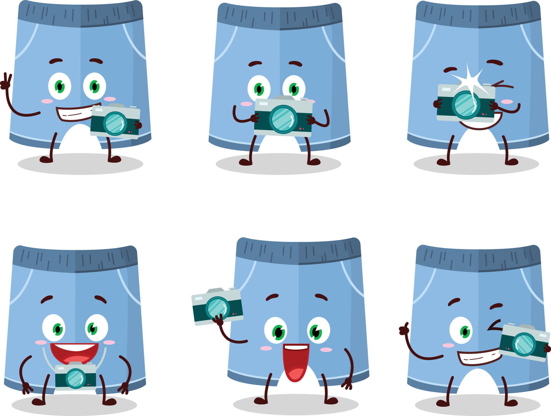 Photographer Profession Emoticon With Shorts Cartoon Character 22151939 Photographer Profession Emoticon With Shorts Cartoon Character 22151939