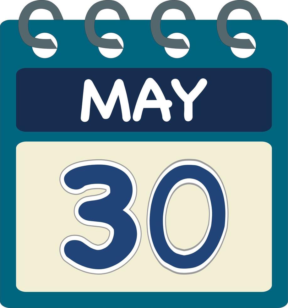 May Calendar Clipart