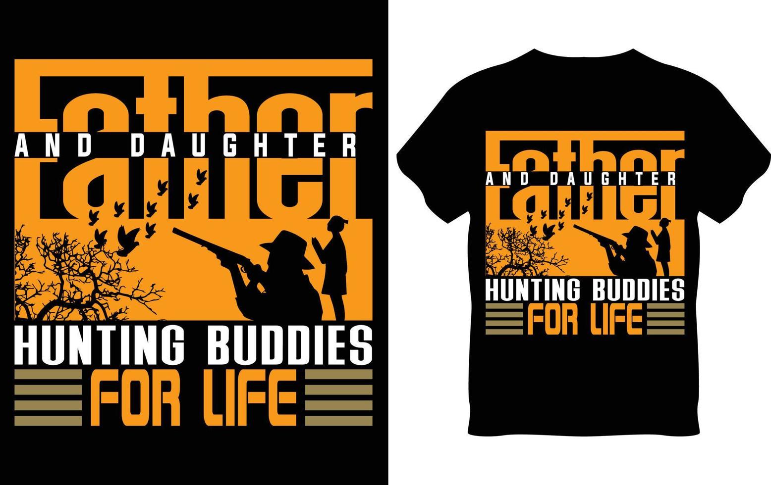 Hunting T-Shirt Design vector