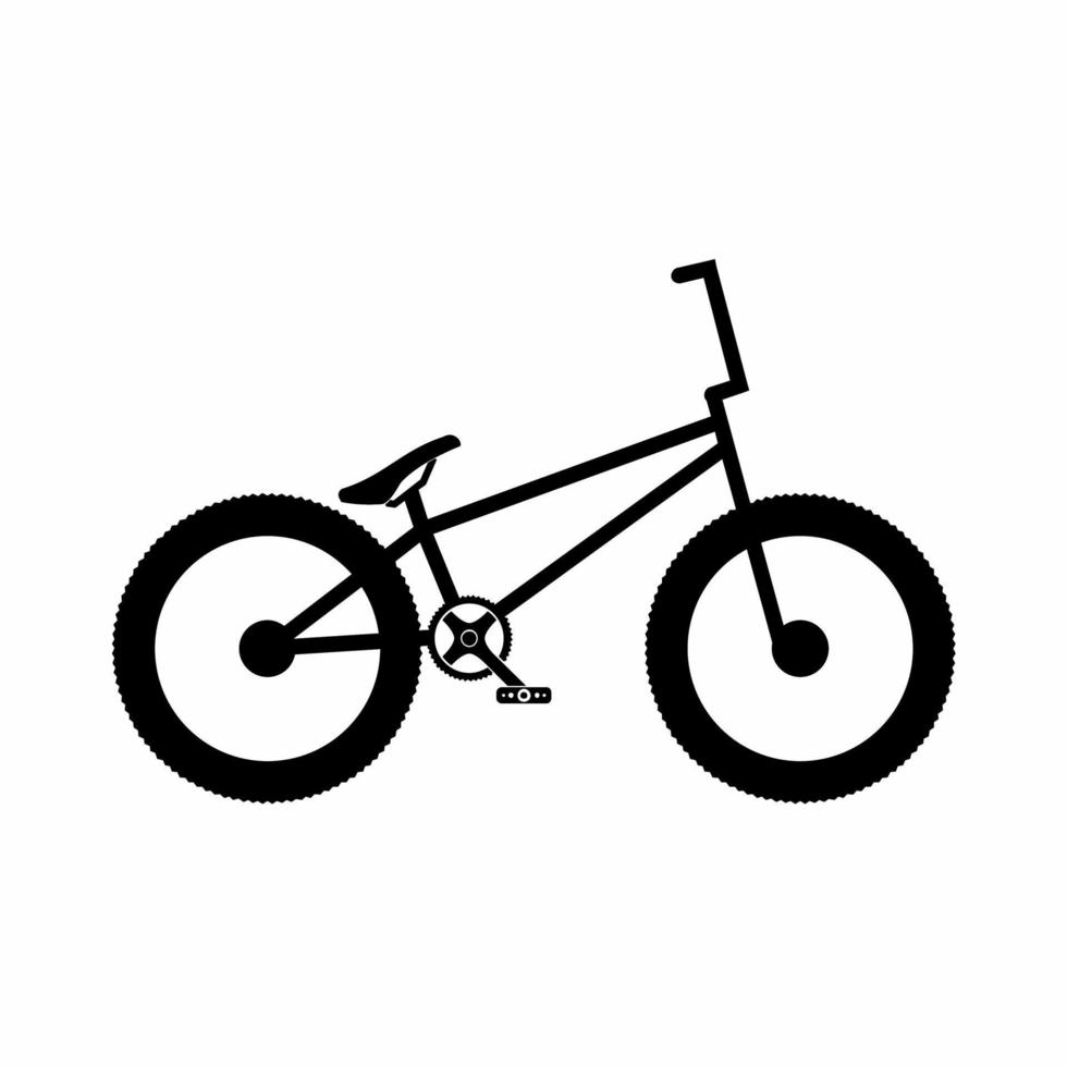 bicicleta icono sencillo vector ilustración.