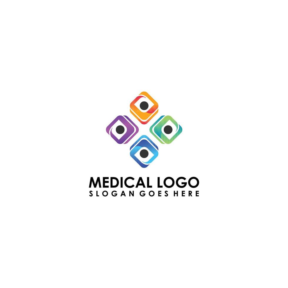 Human character logo vector