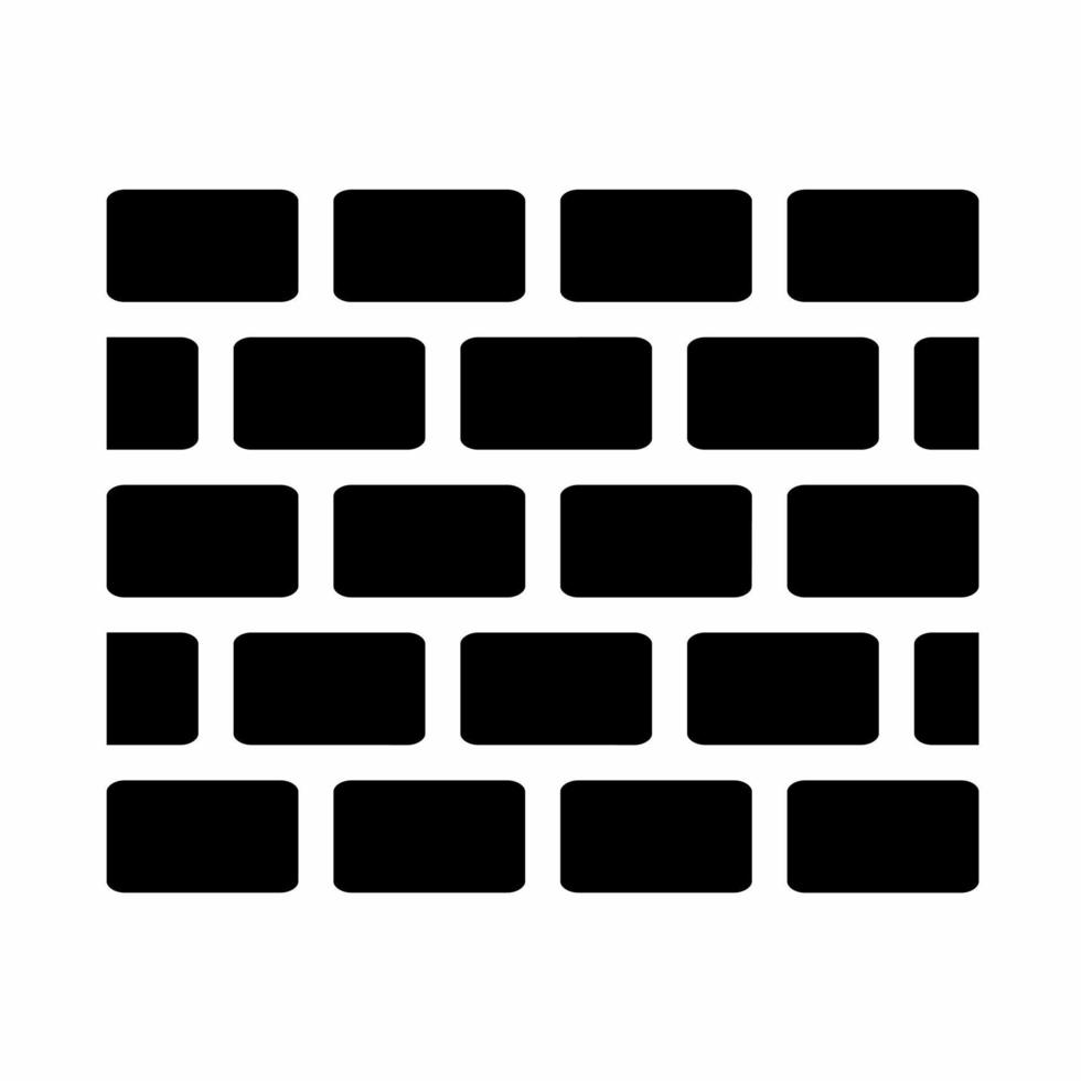 Wall icon simple vector illustration.