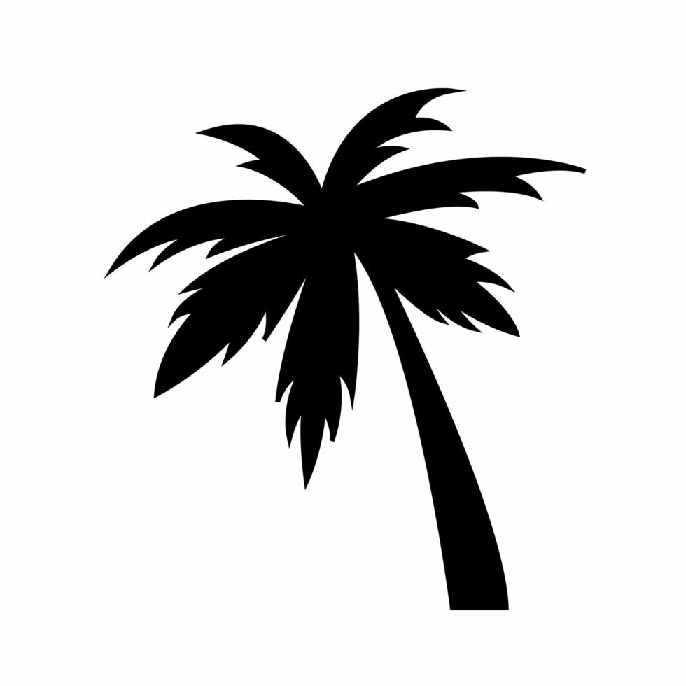 Palm tree icon simple vector illustration.