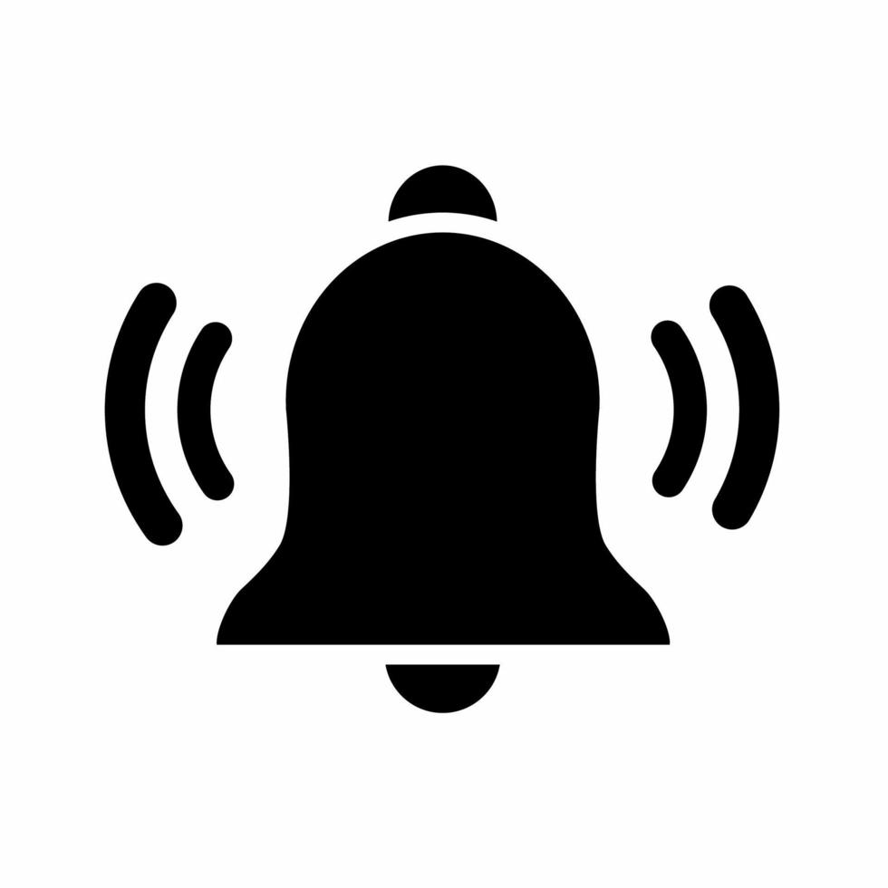 Bell icon simple vector illustration.
