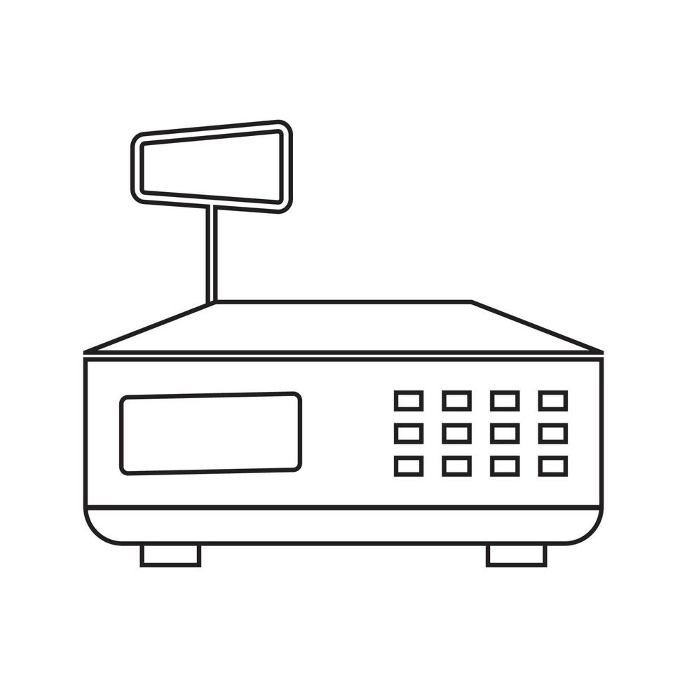 digital escamas icono vector