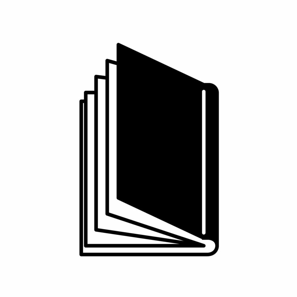 Book icon simple vector illustration.
