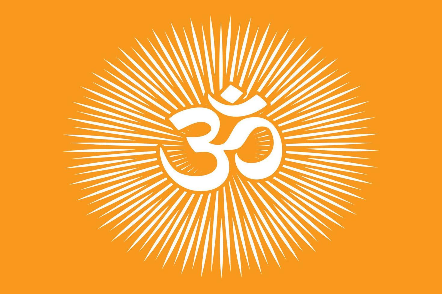 OM design concept for Temples, Houses and for interior works etc. vector