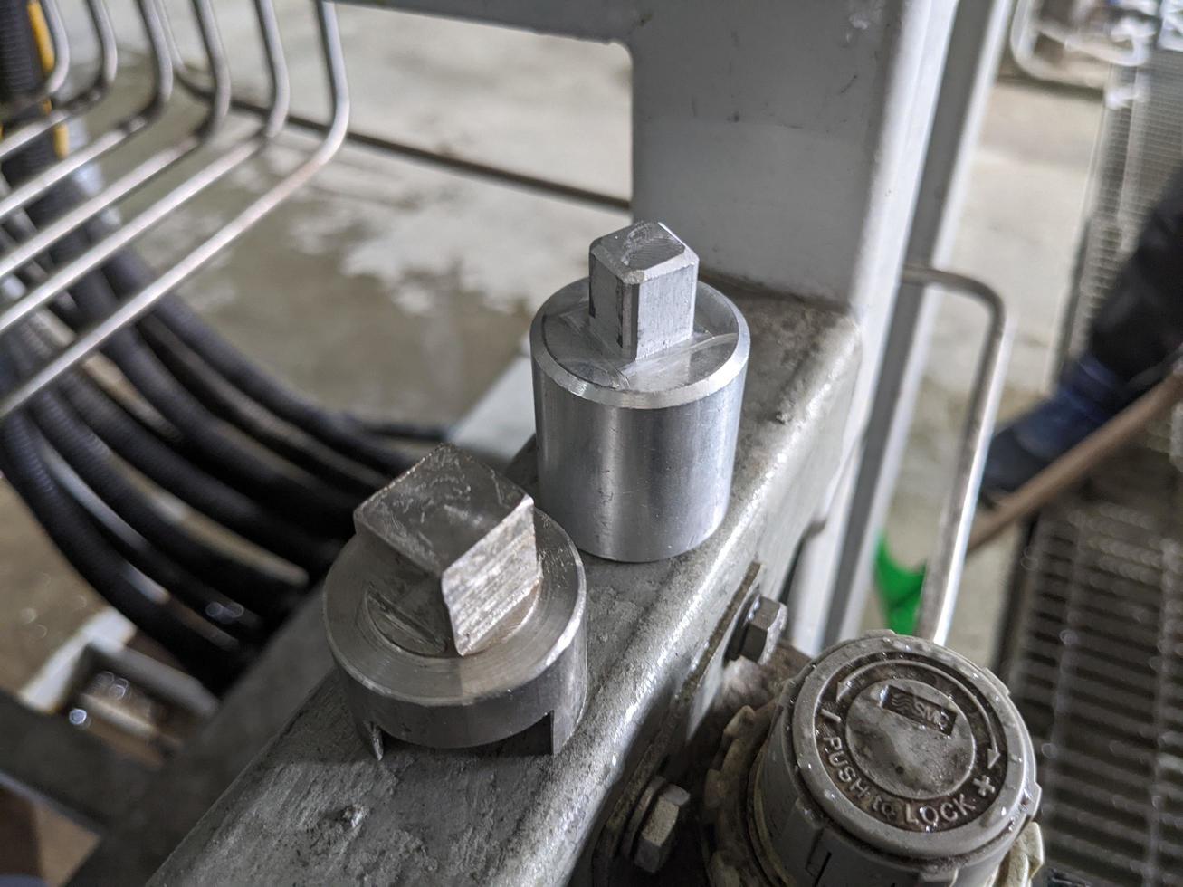 Part of equipment on power plant project, when maintenance and troubleshooting. The photo is suitable to use for industry background, construction poster and project content media.
