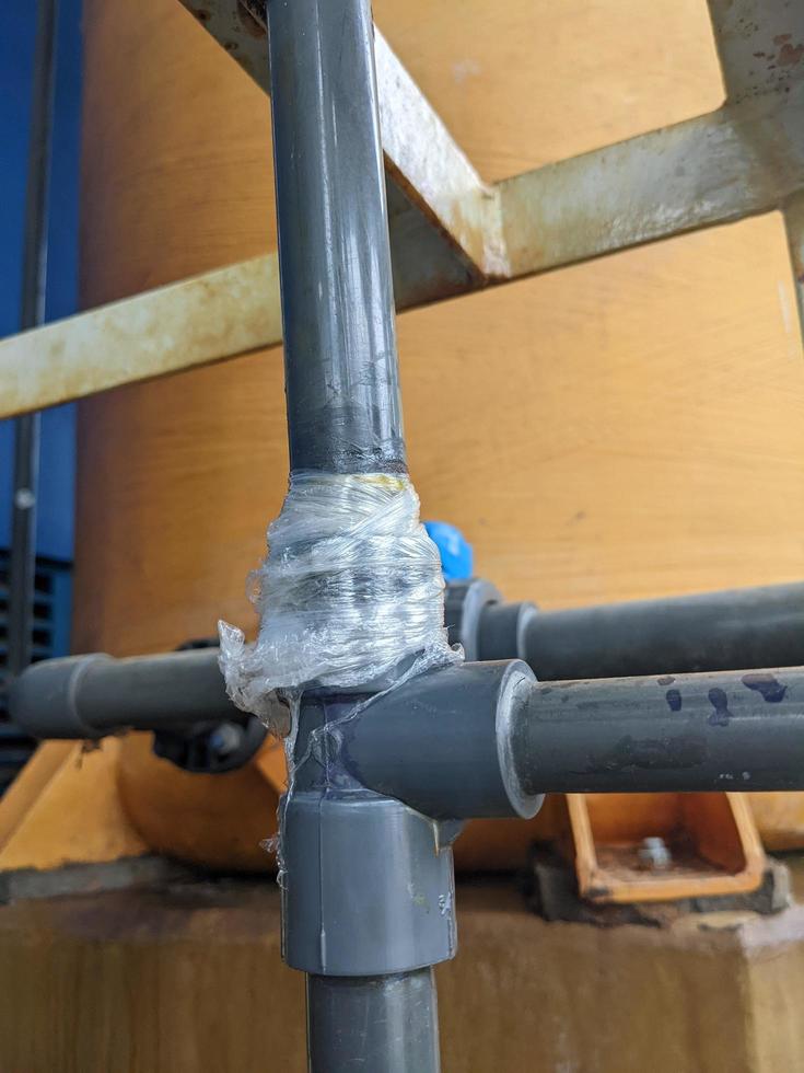 Part of equipment on power plant project, when maintenance and troubleshooting. The photo is suitable to use for industry background, construction poster and project content media.