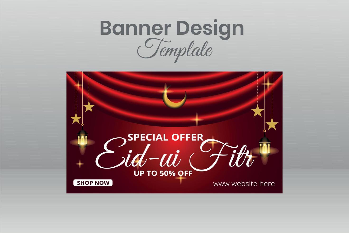 Social Media Banner Template vector