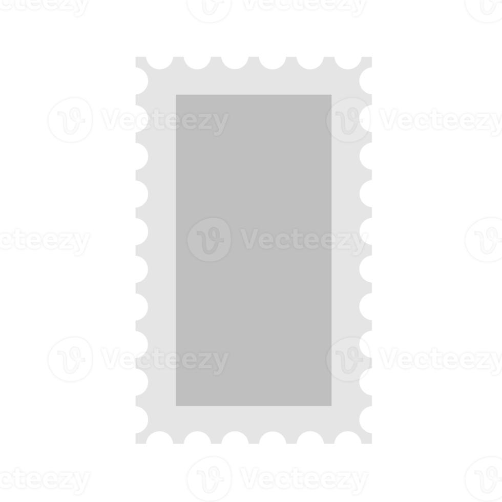 rechthoekig port postzegel kader sjabloon png