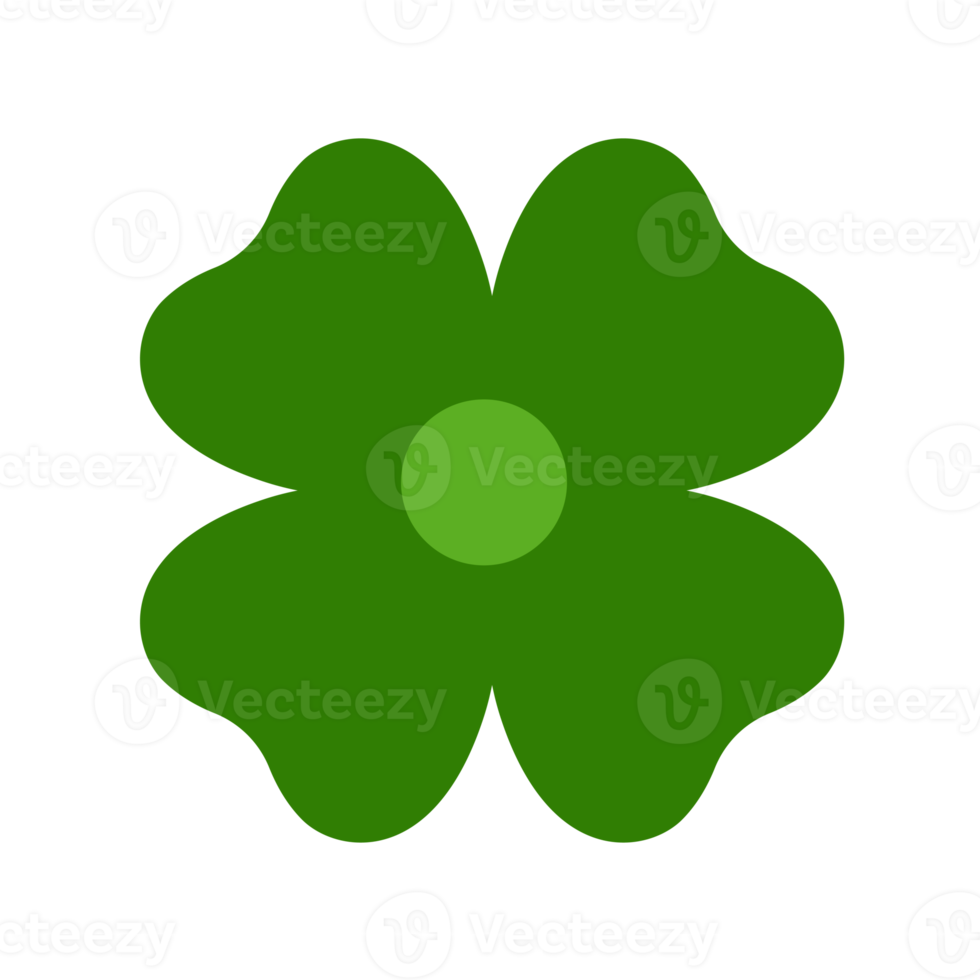 green clover flower isolated png