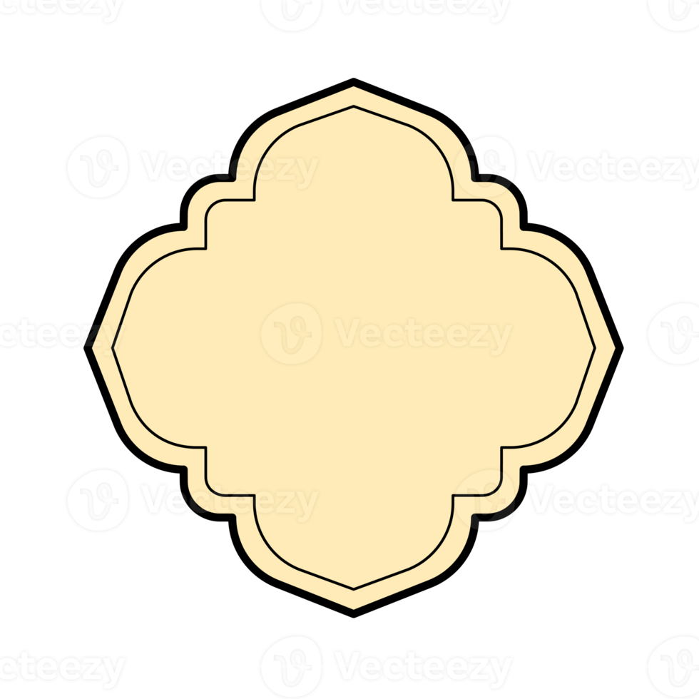 Islamic badge element png