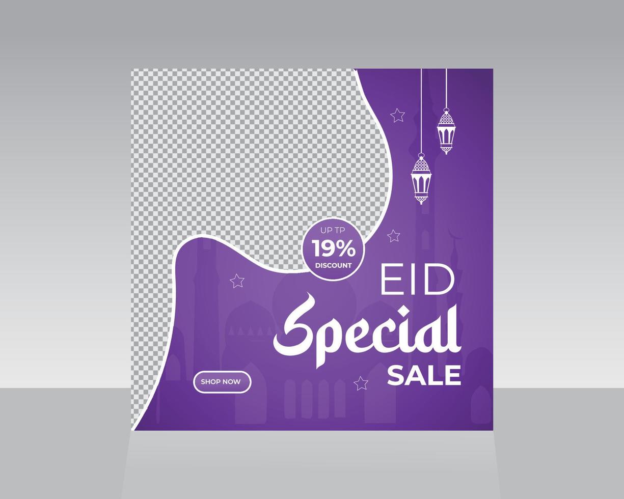 Social Media Post Template vector