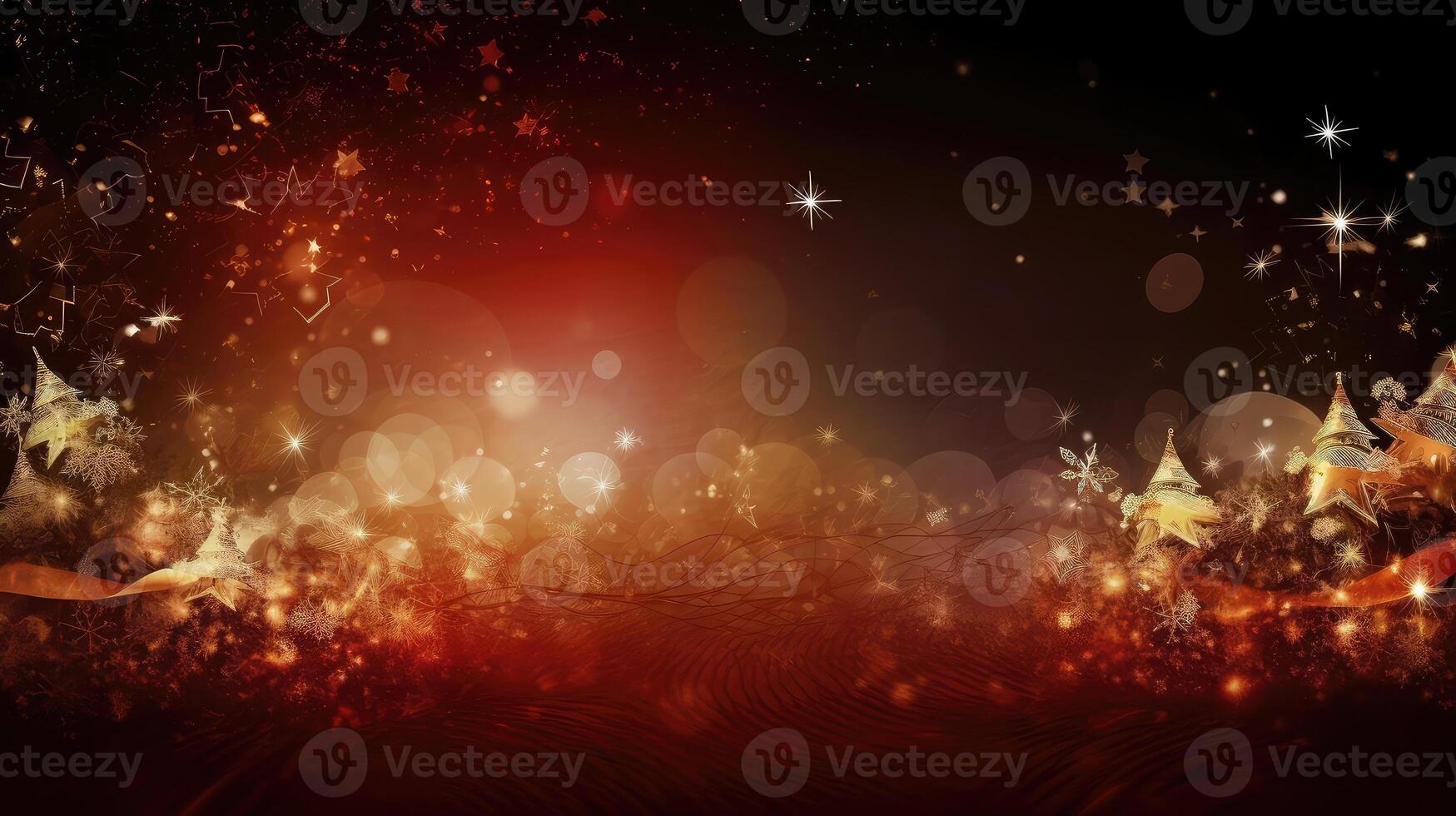 Christmas and New year theme background. Light blue blurred abstract background with snowflake. Created with . photo