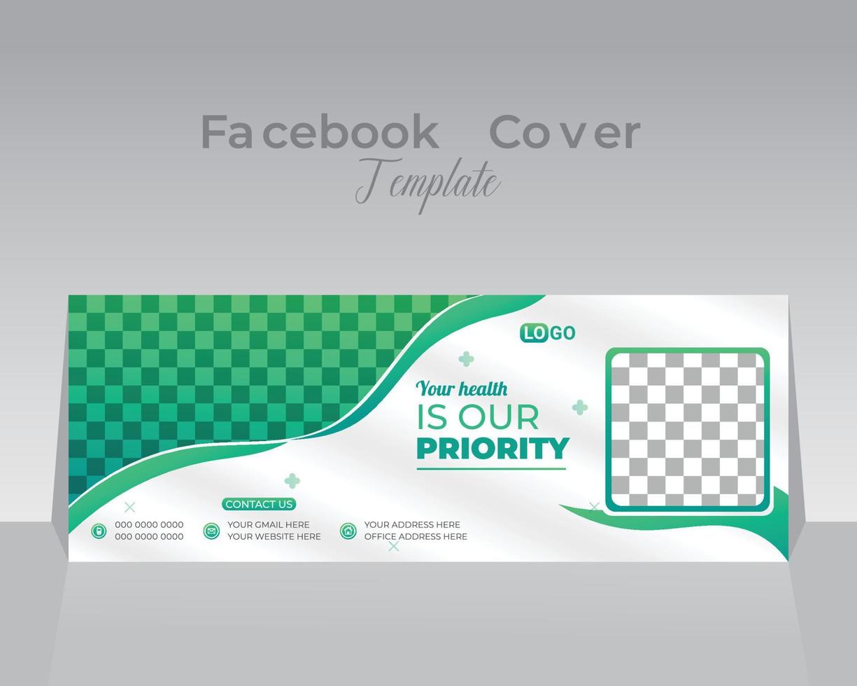 Facebook Cover Design Template vector