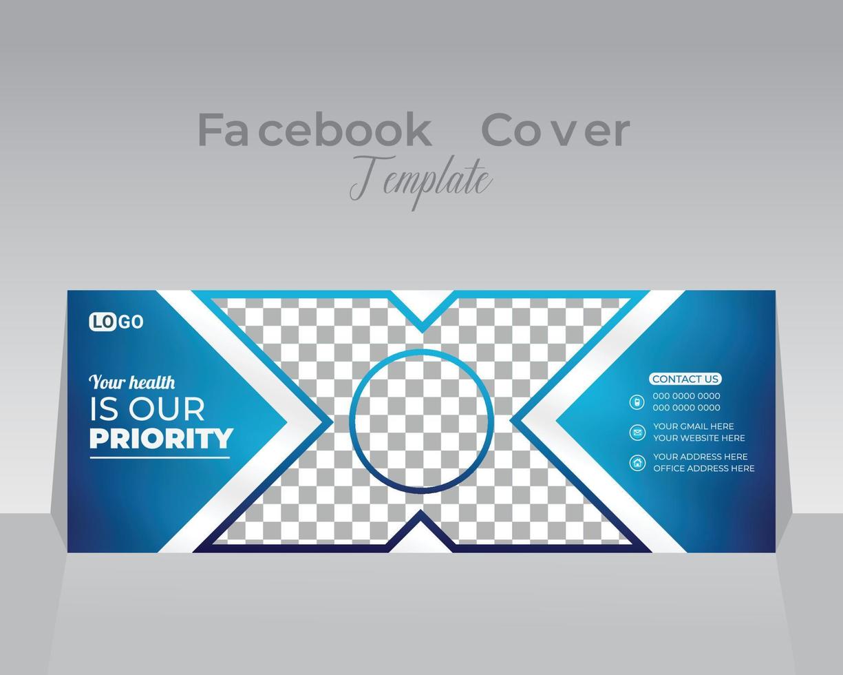 Facebook Cover Design Template vector