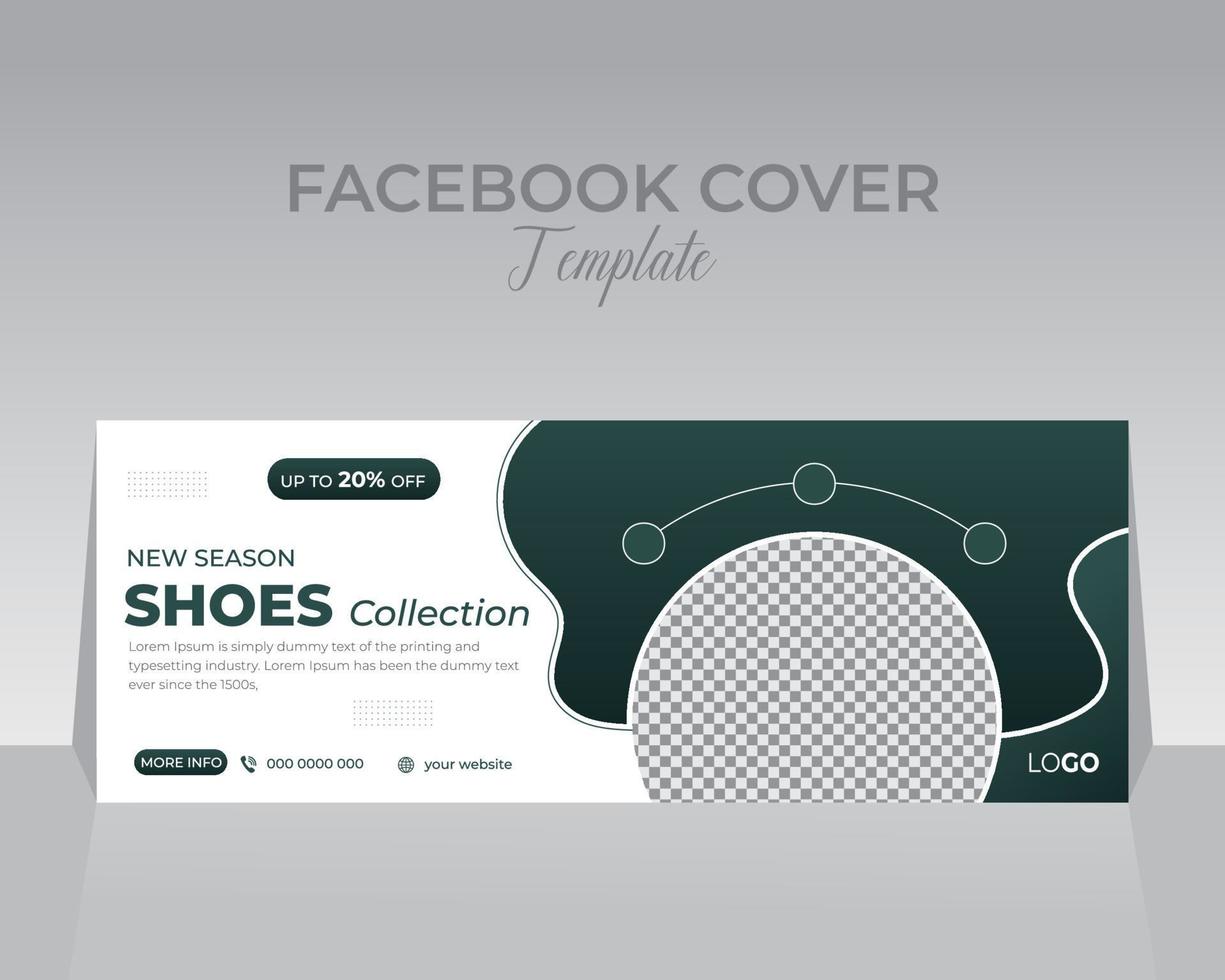Facebook Cover Design Template vector