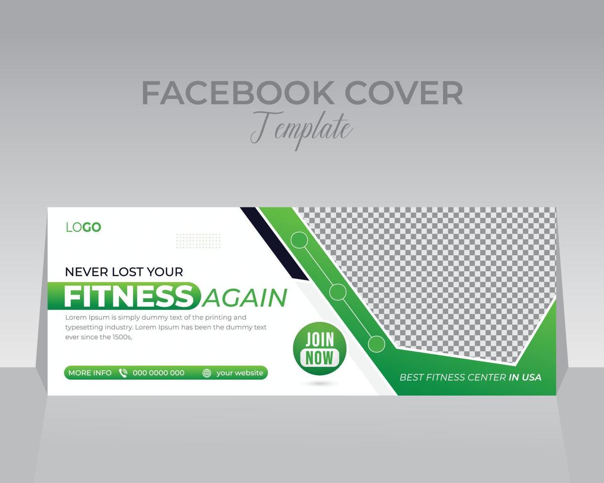 Facebook Cover Design Template vector