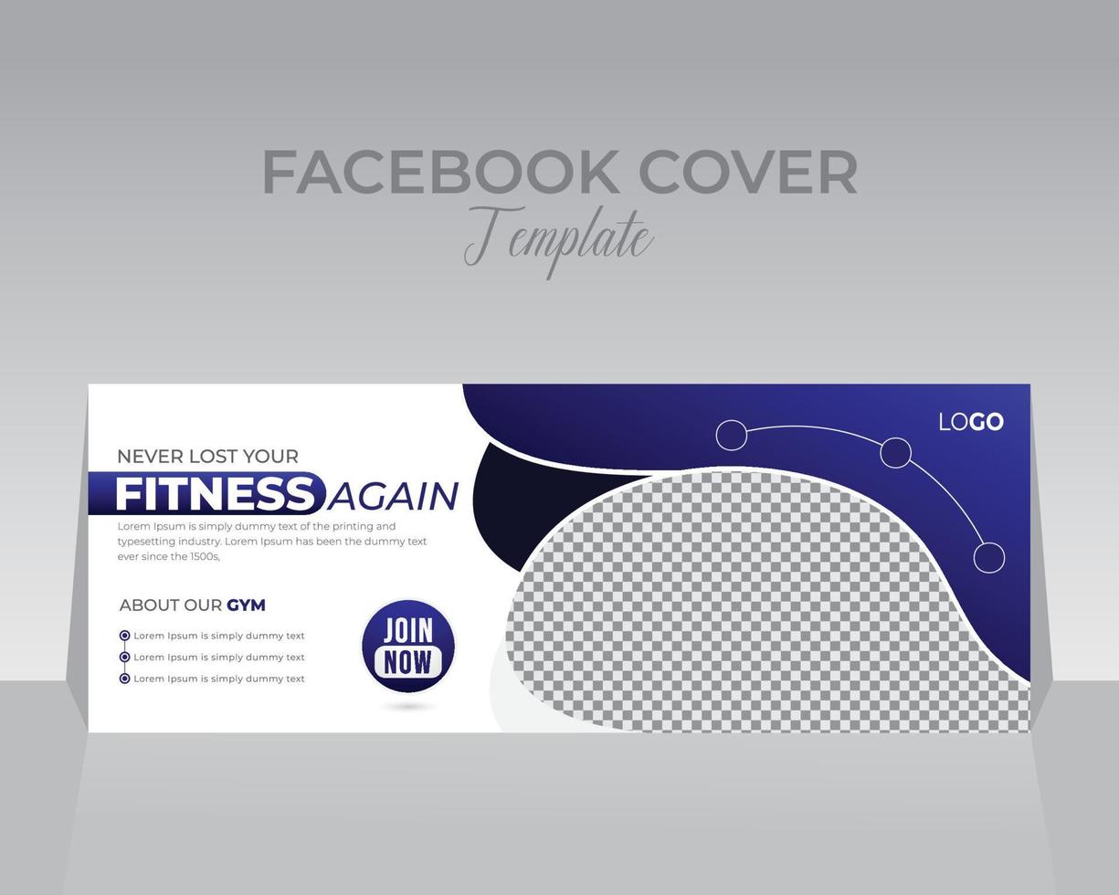 Facebook Cover Design Template vector