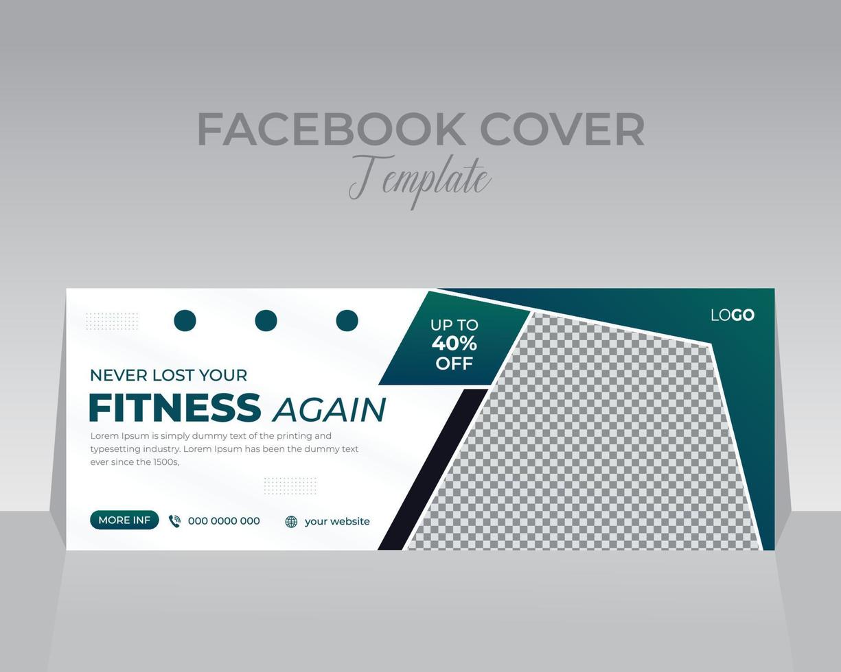 Facebook Cover Design Template vector