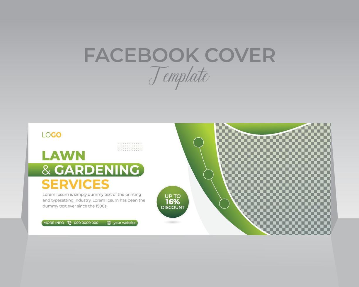 Facebook Cover Design Template vector