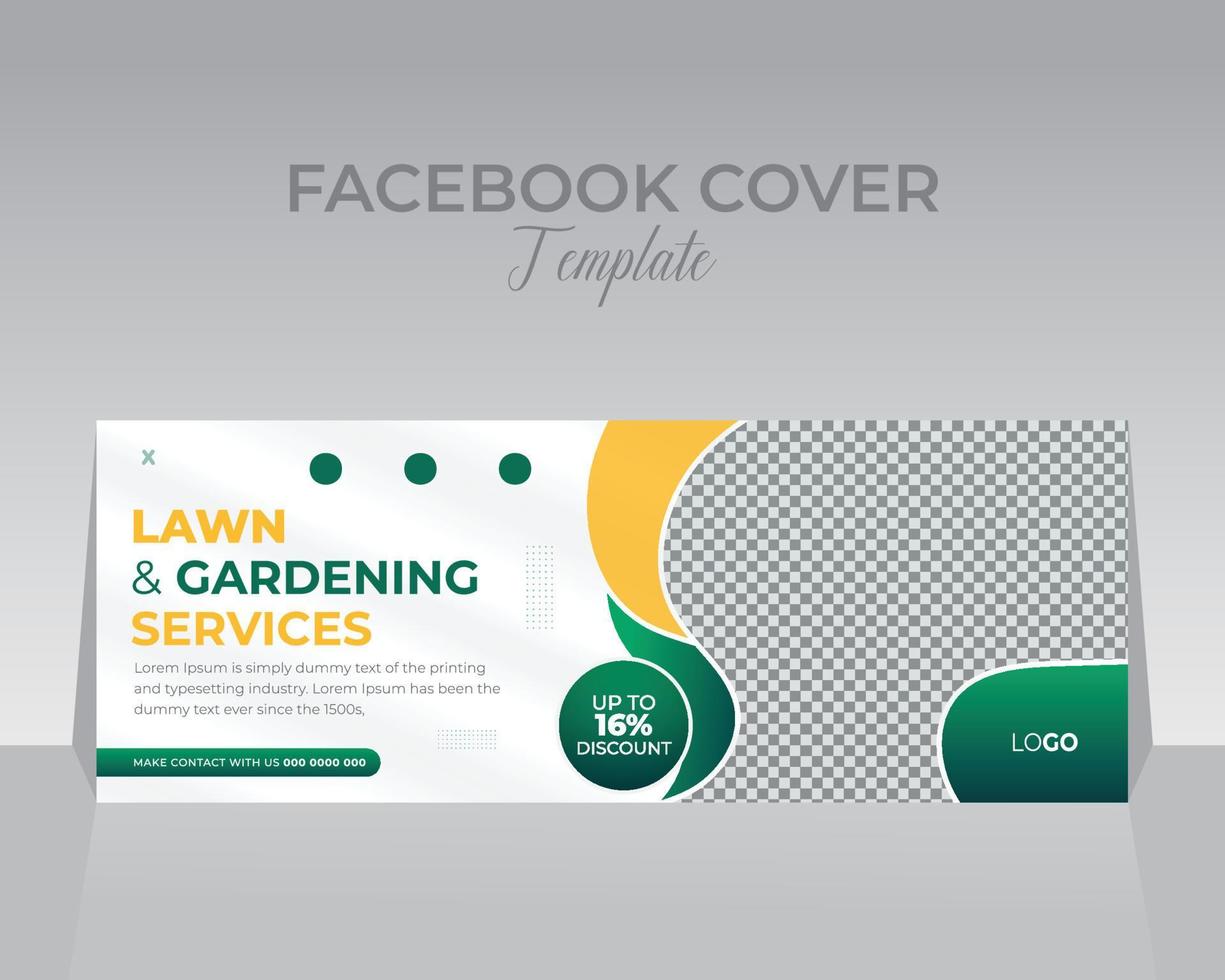 Facebook Cover Design Template vector