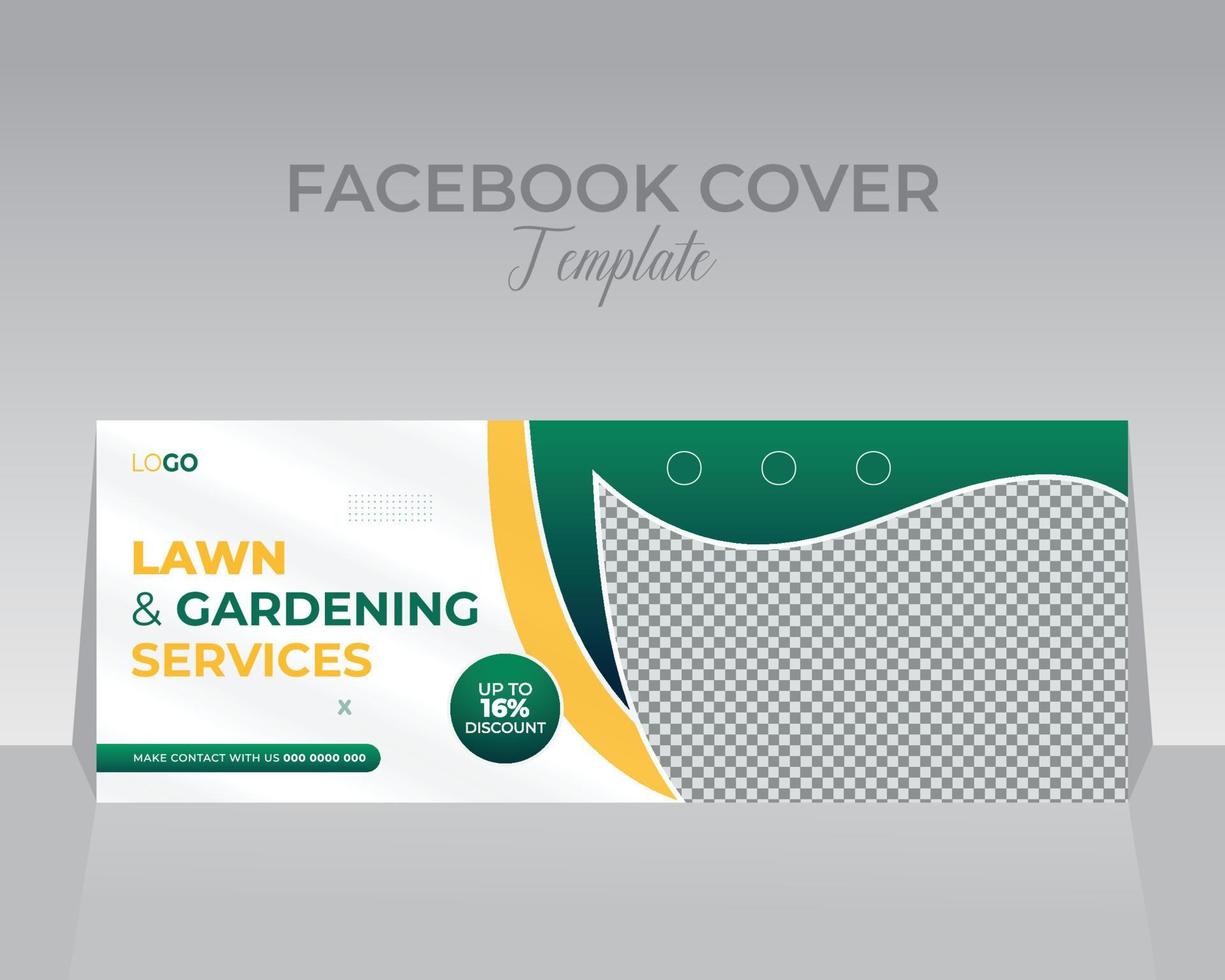 Facebook Cover Design Template vector