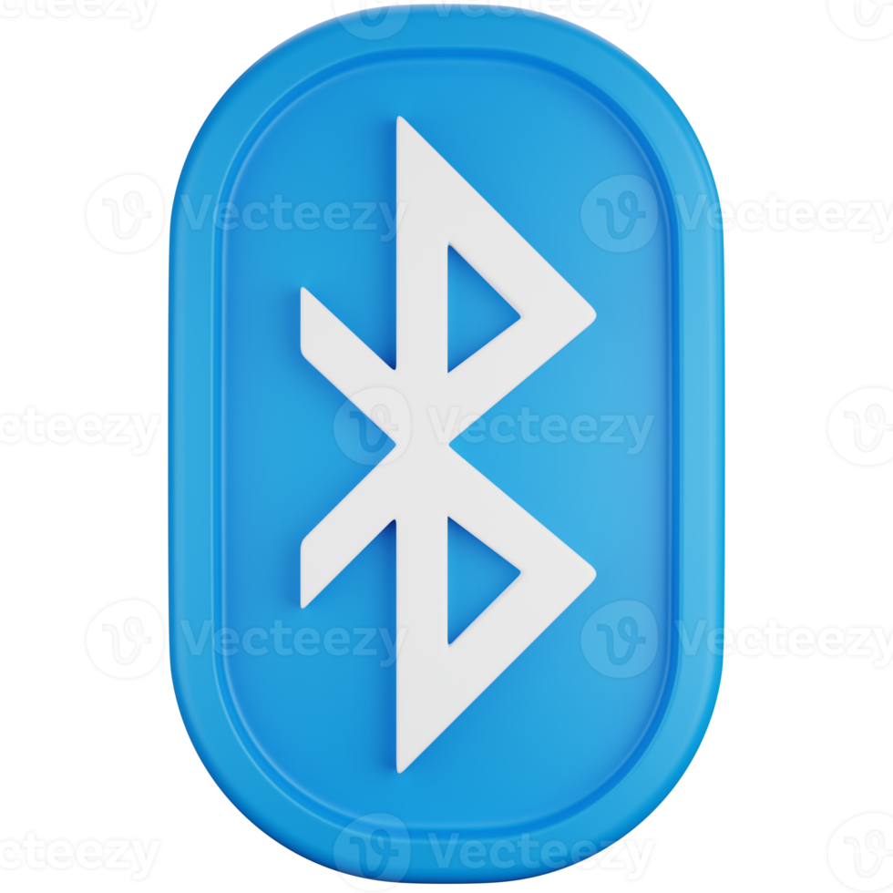 3d icono ilustración Bluetooth icono png