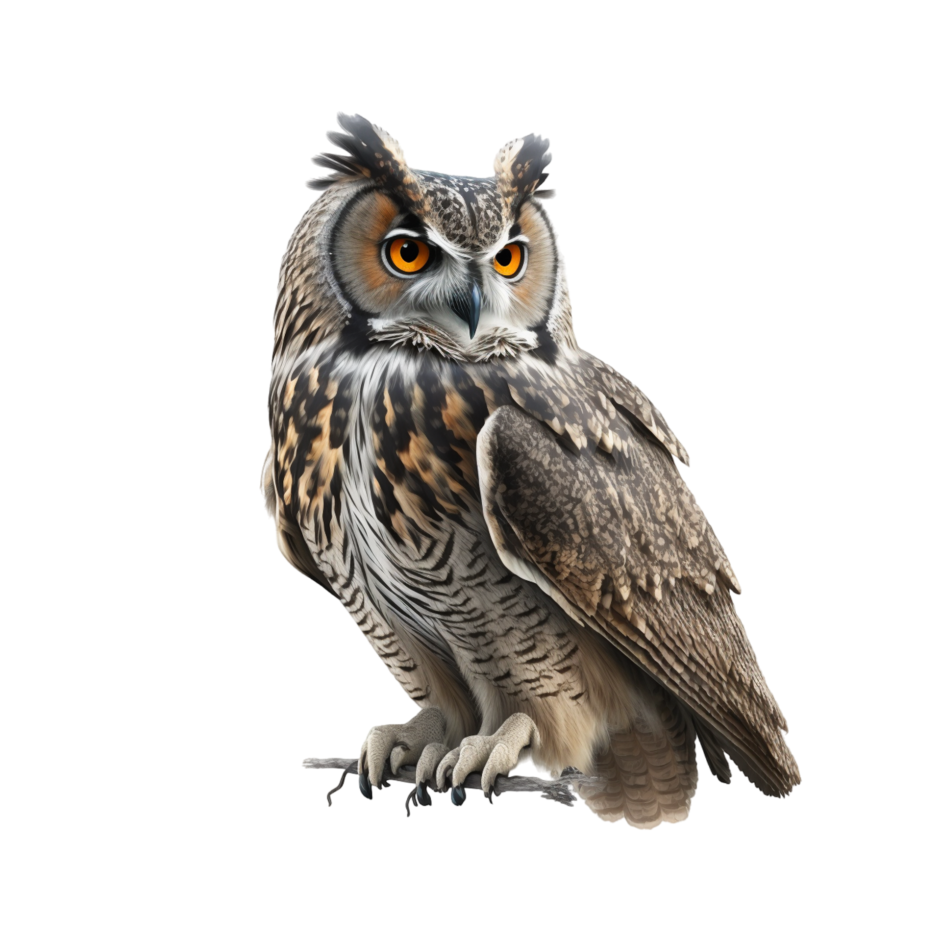 Wise Owl Bird Of Prey 22153991 PNG