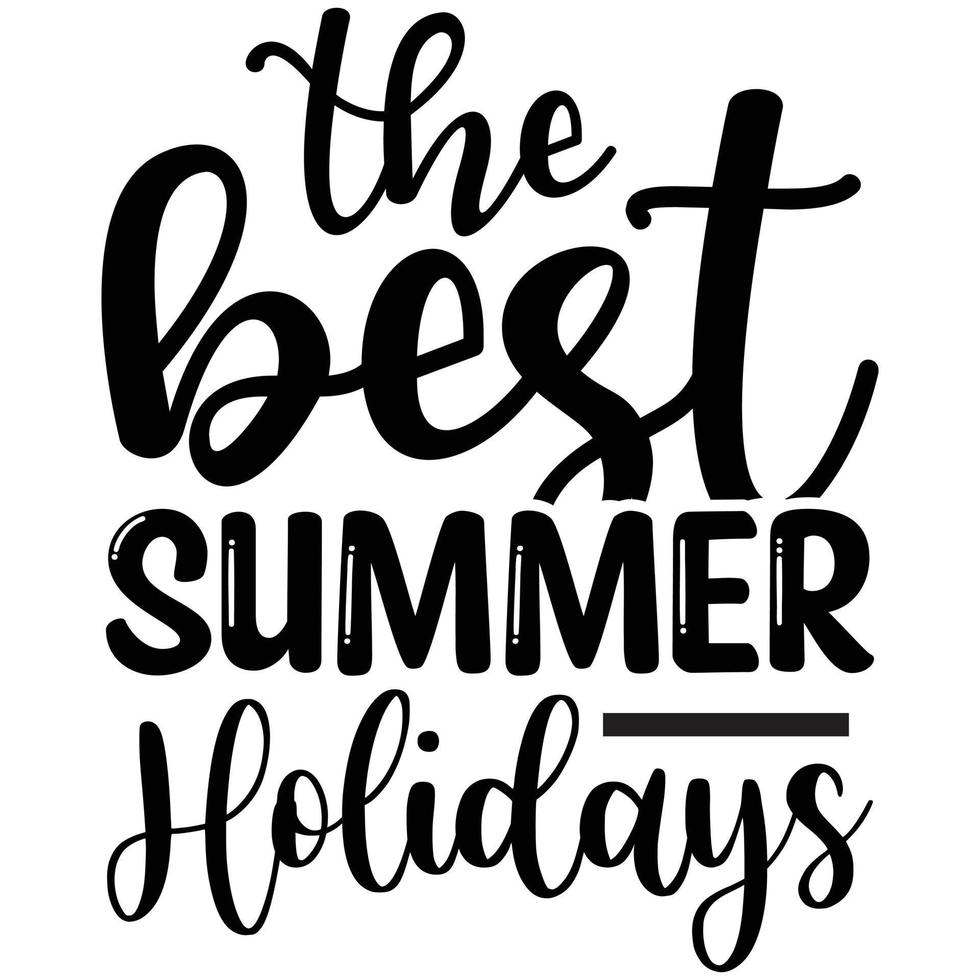 the best summer holidays vector