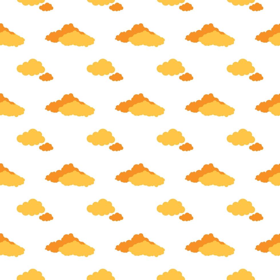 Clouds seamless pattern vector