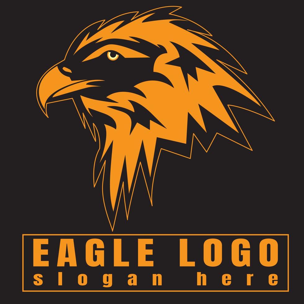 águila logo vector animal diseño