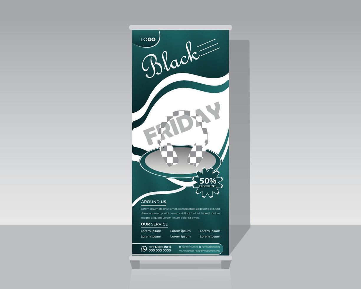 Fashion Roll Up Banner vector