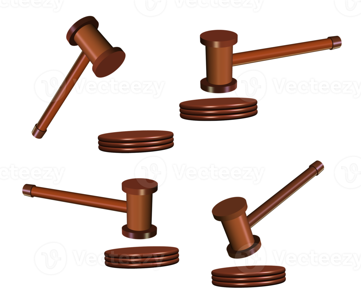 set auction court hammer png