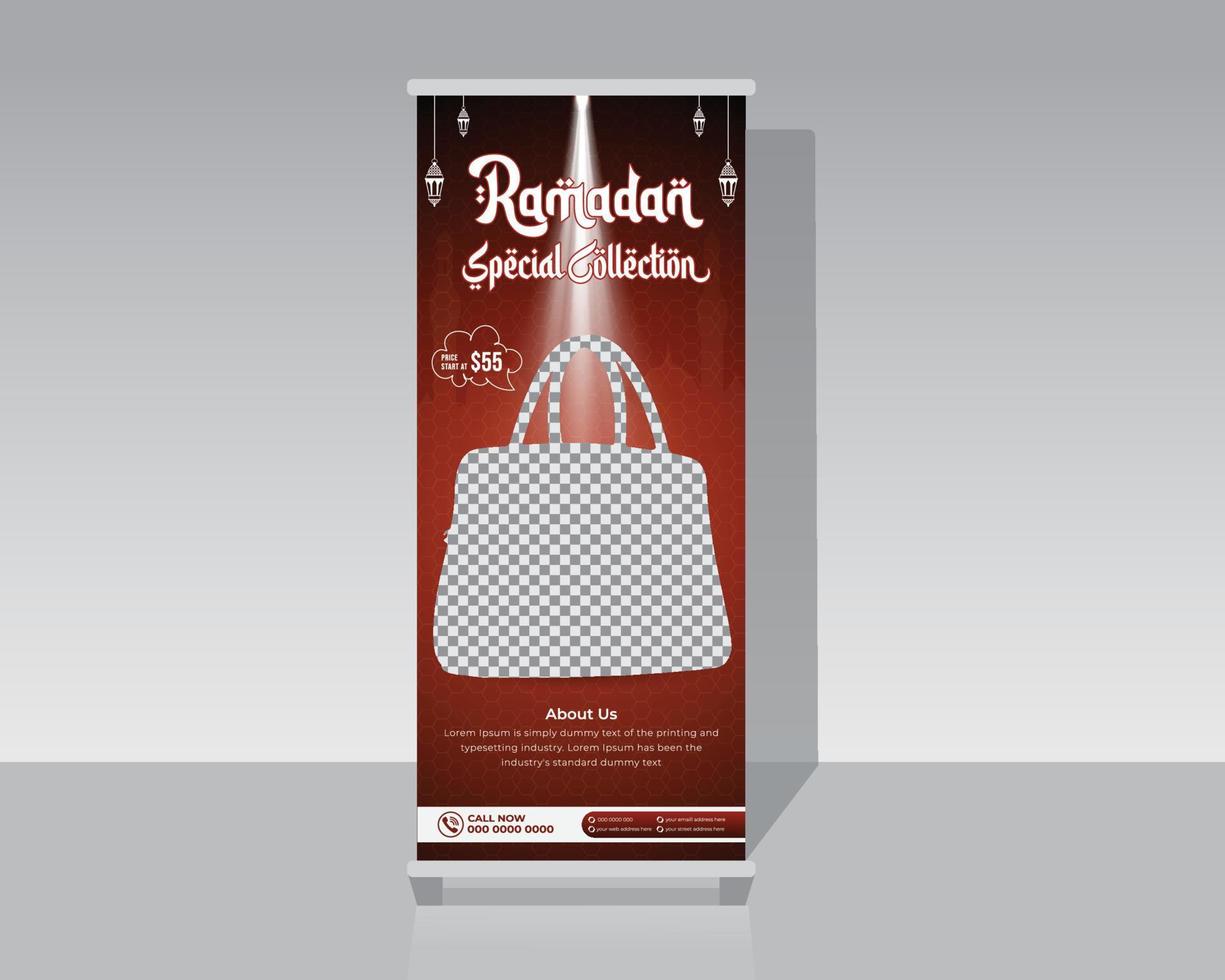 fashion Roll Up Banner vector