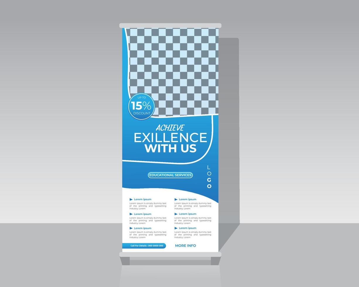 Fashion Roll Up Banner vector