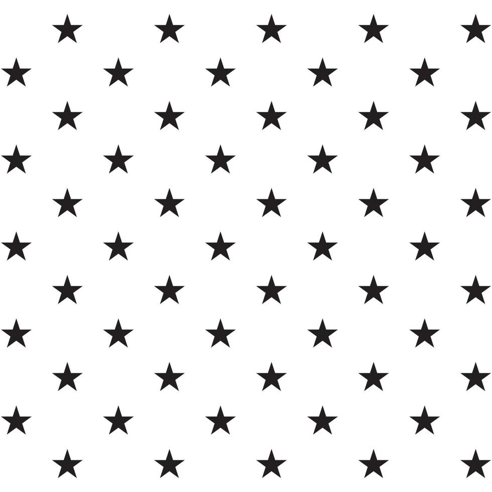 Stars pattern on white background vector