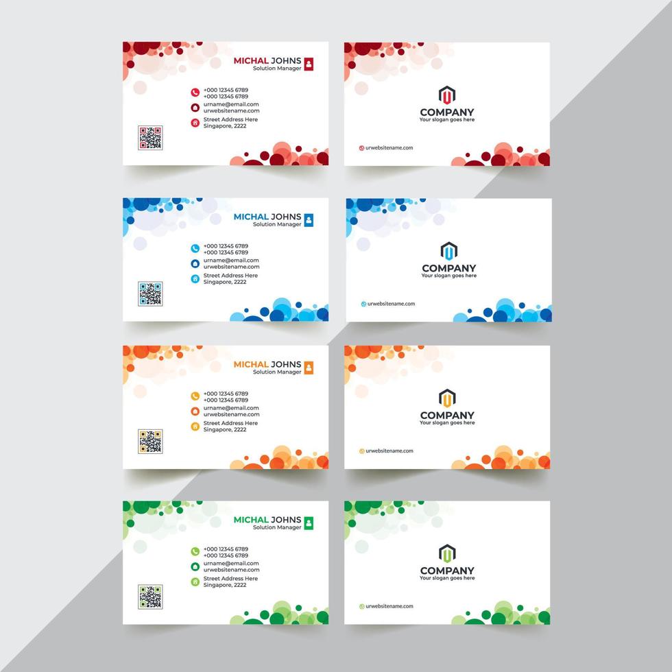 Business Card Template vector