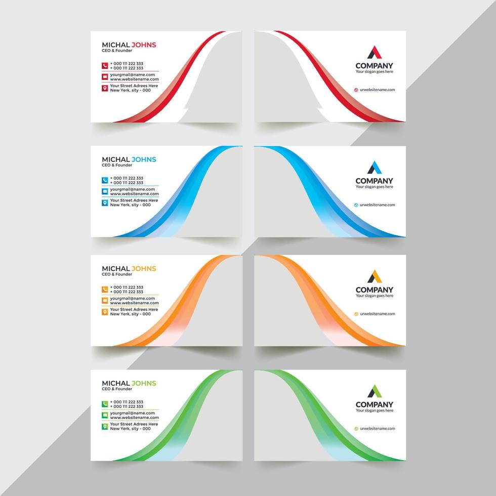 Business Card Template vector