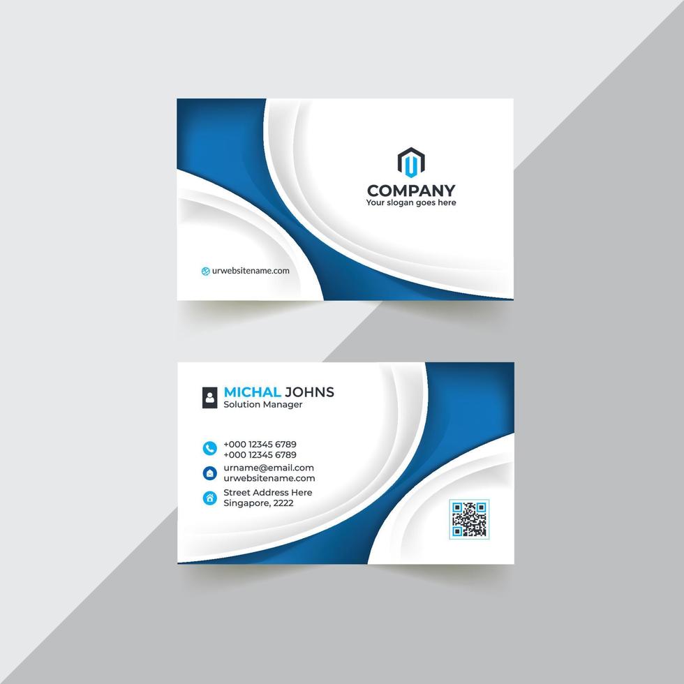 Business Card Template vector
