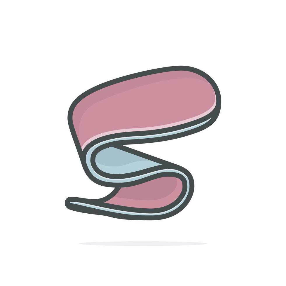 Comfortable Orthotics Shoe Insole Pair, Arch Supports vector illustration. Fashion object icon concept.