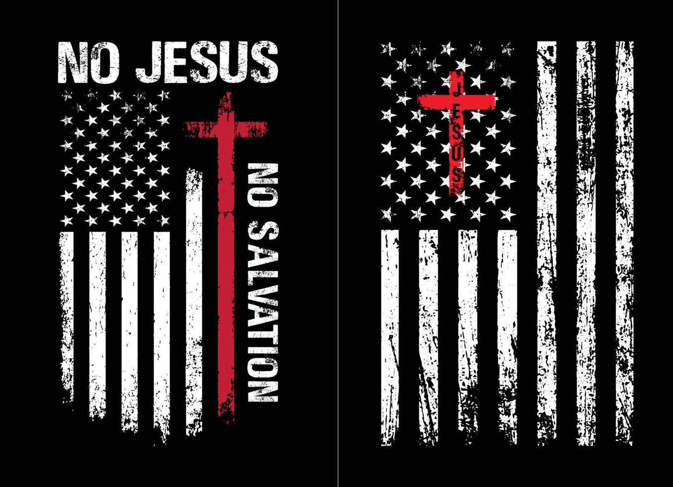 jesús cruzar Estados Unidos bandera diseño vector